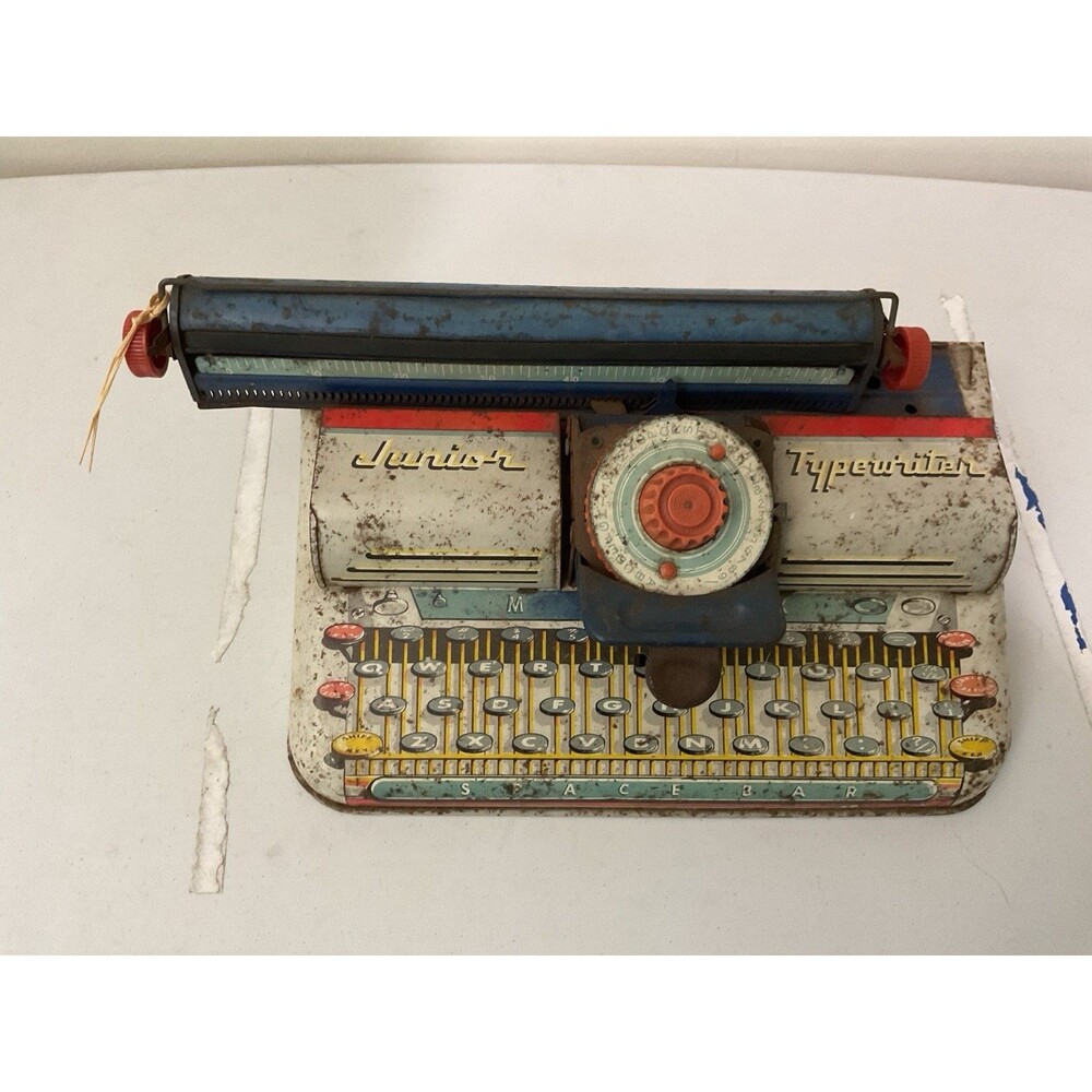 Vintage 19502 Marx Juniortypewriter  By Marx tin Metals Toys